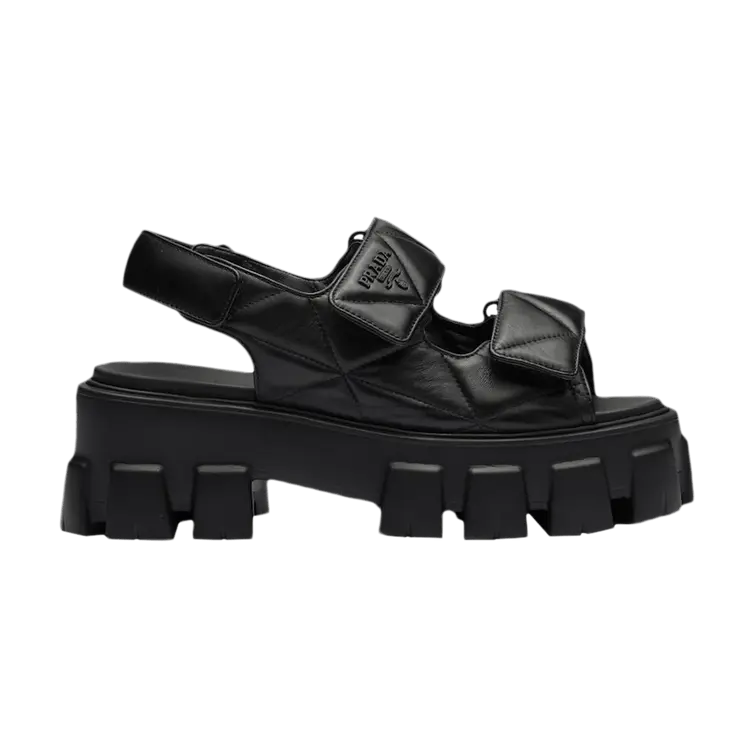 Кроссовки Prada Wmns Monolith Sandal 'Black', черный