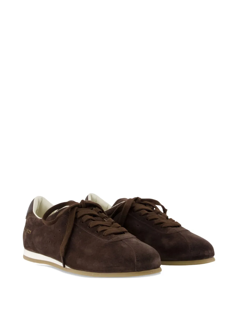 Кроссовки на шнуровке Common Projects, коричневый — фото 2