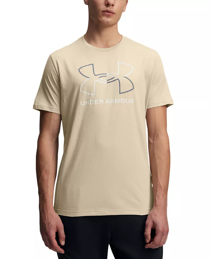 

Мужская футболка GL Foundation с логотипом Under Armour, коричневый/бежевый