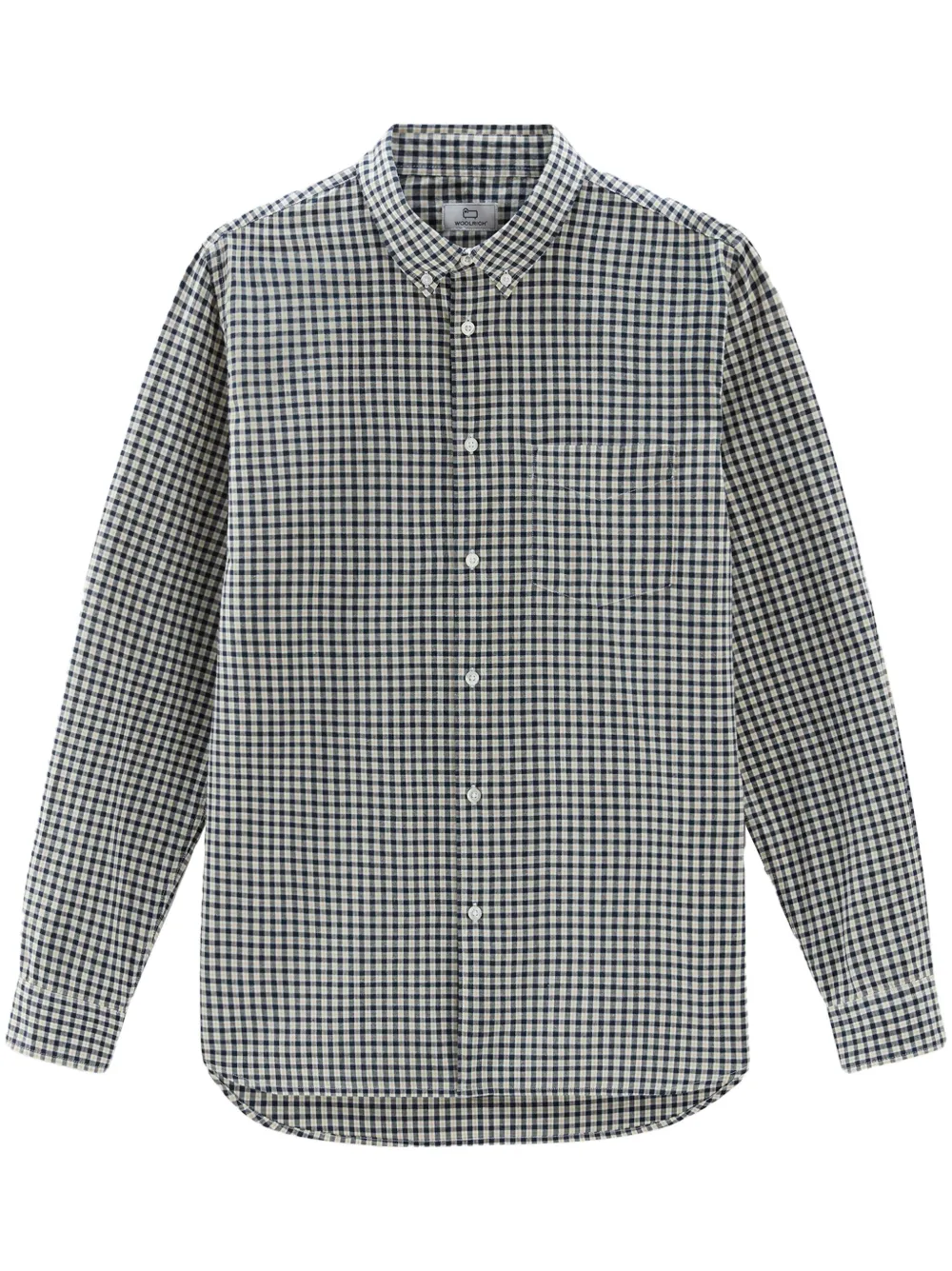 

Рубашка в клетку гингем WOOLRICH, синий