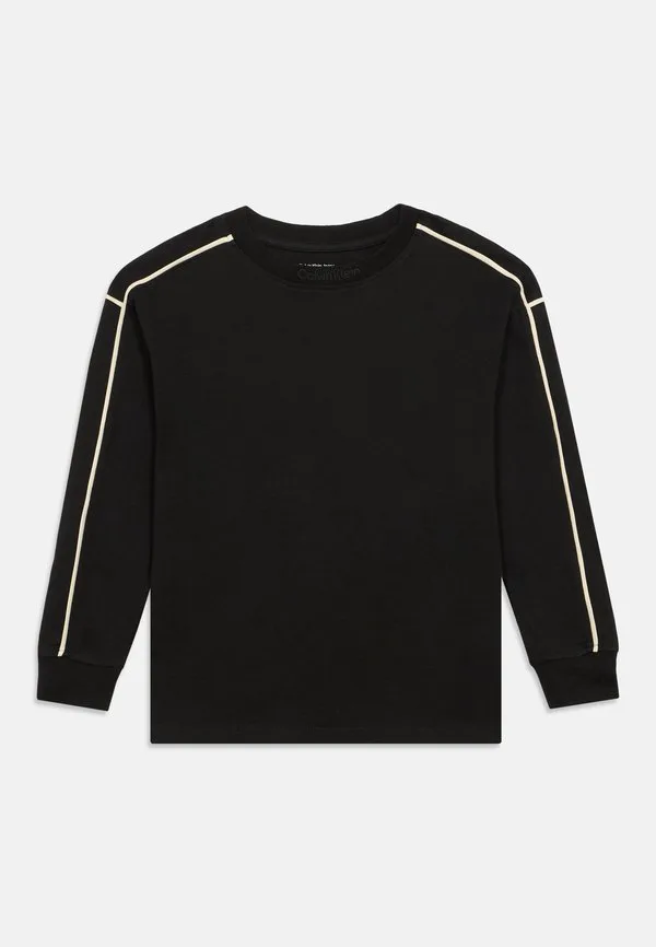 Унисекс топ с длинными рукавами и кантом Calvin Klein Jeans, Black
