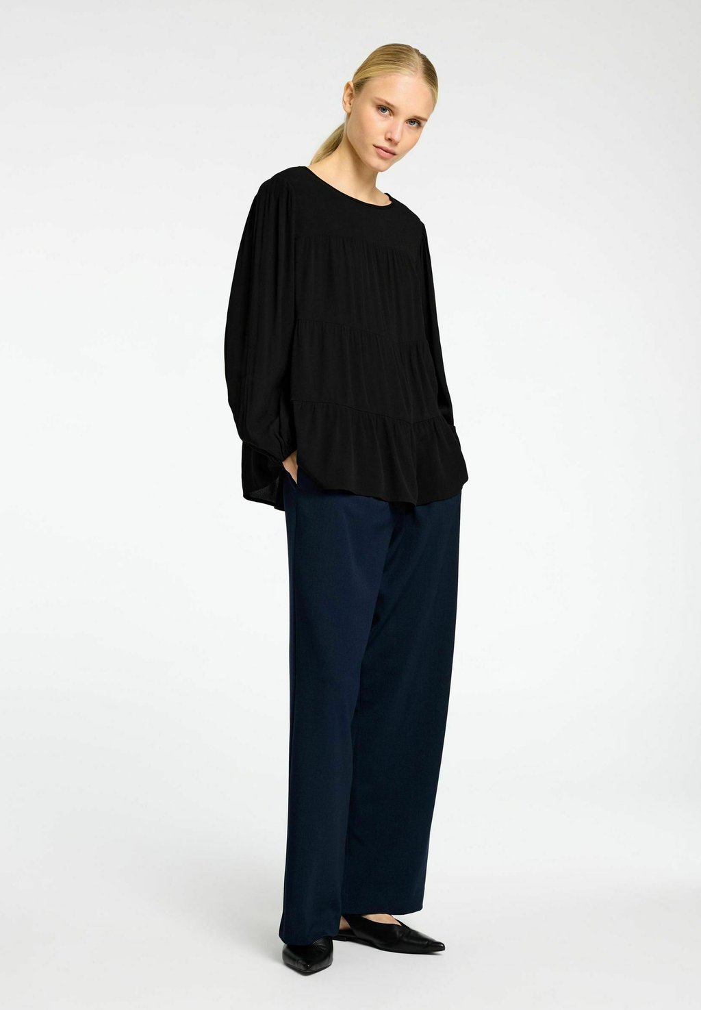 

Блуза LANGARM Selected Femme, черный