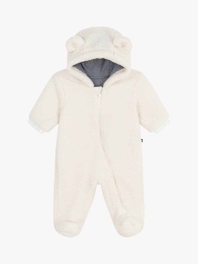 

Детский комбинезон с капюшоном для снега Petit Bateau, Milk