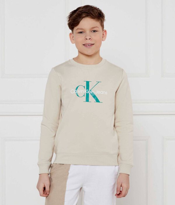 

Махровый свитер Regular fit Calvin Klein Jeans, желтый