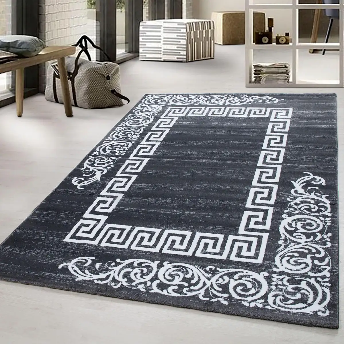 

Ayyildiz Carpets "Miami 6620" ковер, прямоугольный, короткий ворс, восточный выразительный дизайн Ayyildiz Teppiche 80х150 см, серый