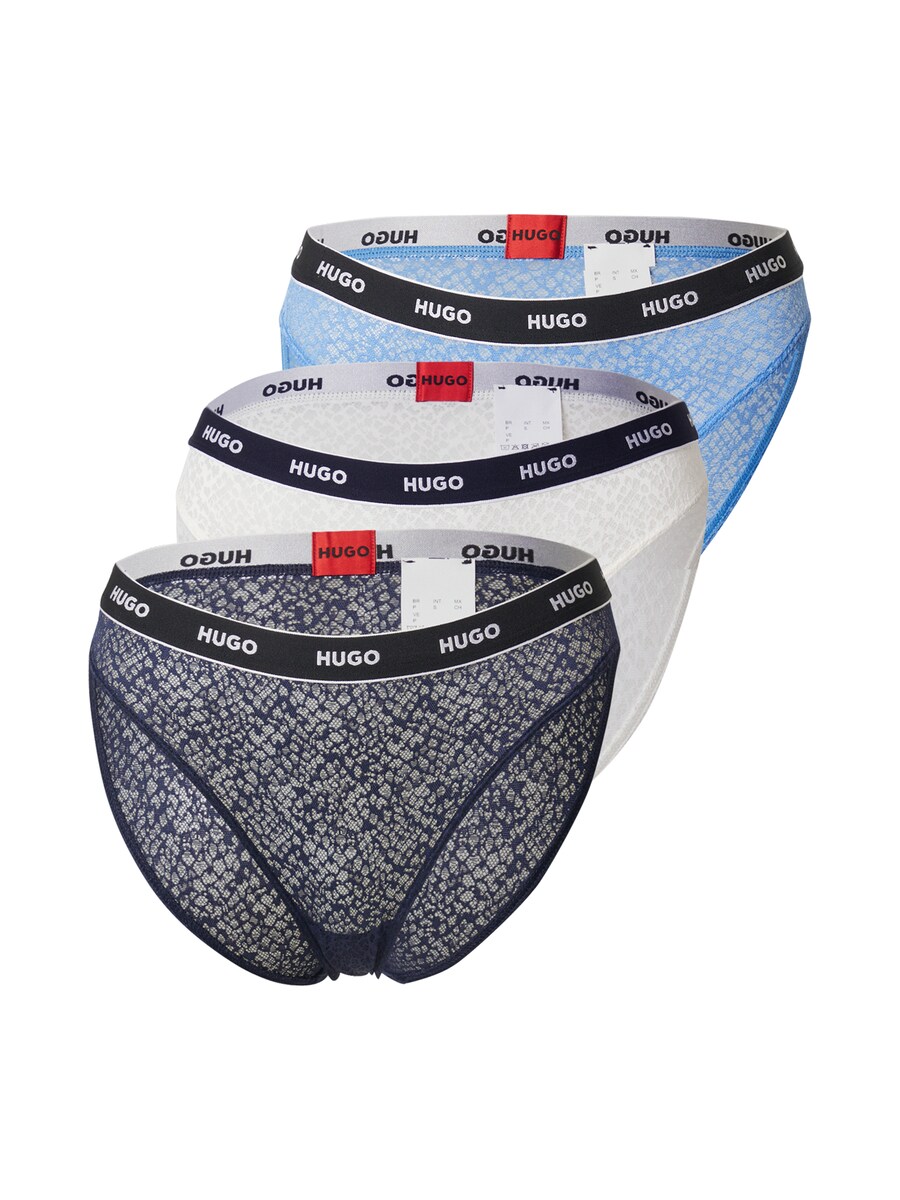 

Трусики HUGO, цвет Navy/Light blue/White