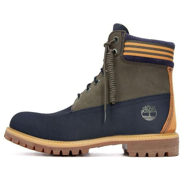 

Кроссовки 6 inch waterproof boot 'navy orange' Timberland, синий