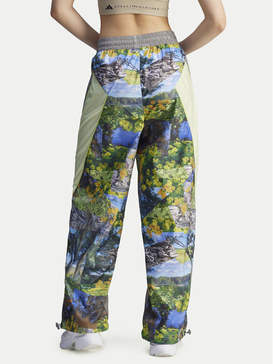 Свободные спортивные штаны Stella McCartney Earth Collage JG5794 Adidas By Stella Mccartney, серый — фото 3