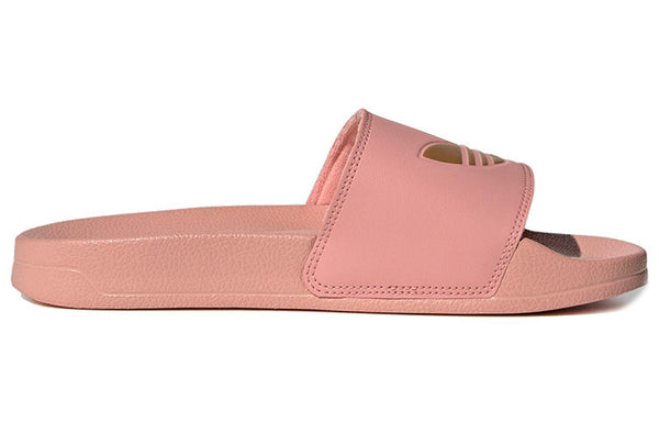 Тапочки adilette lite 'trace pink gold' Adidas, розовый — фото 2