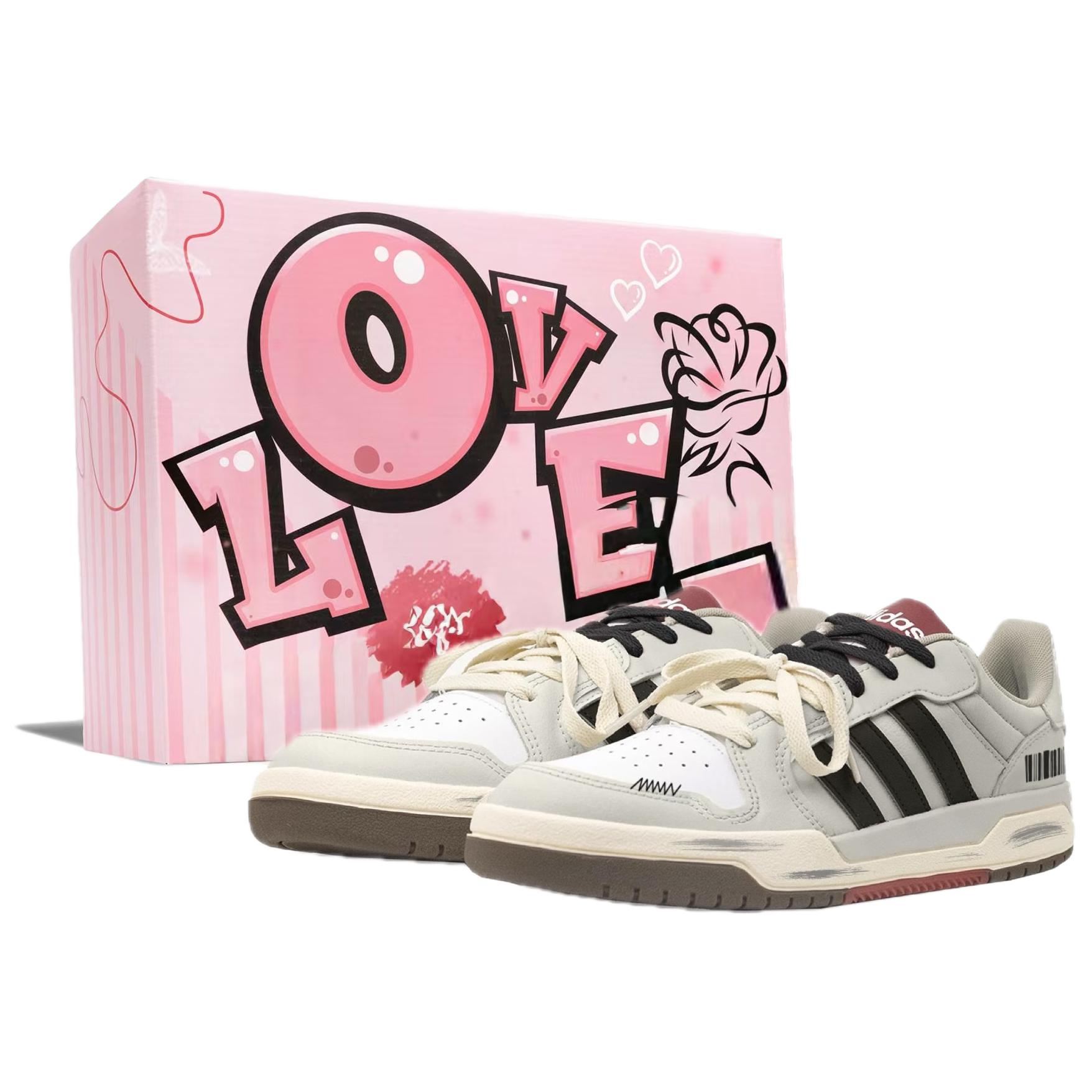 

Невидимые устойчивые к истиранию, легкие и дышащие низкие кроссовки для скейтбординга Unisex Adidas Neo, светло-серый черный