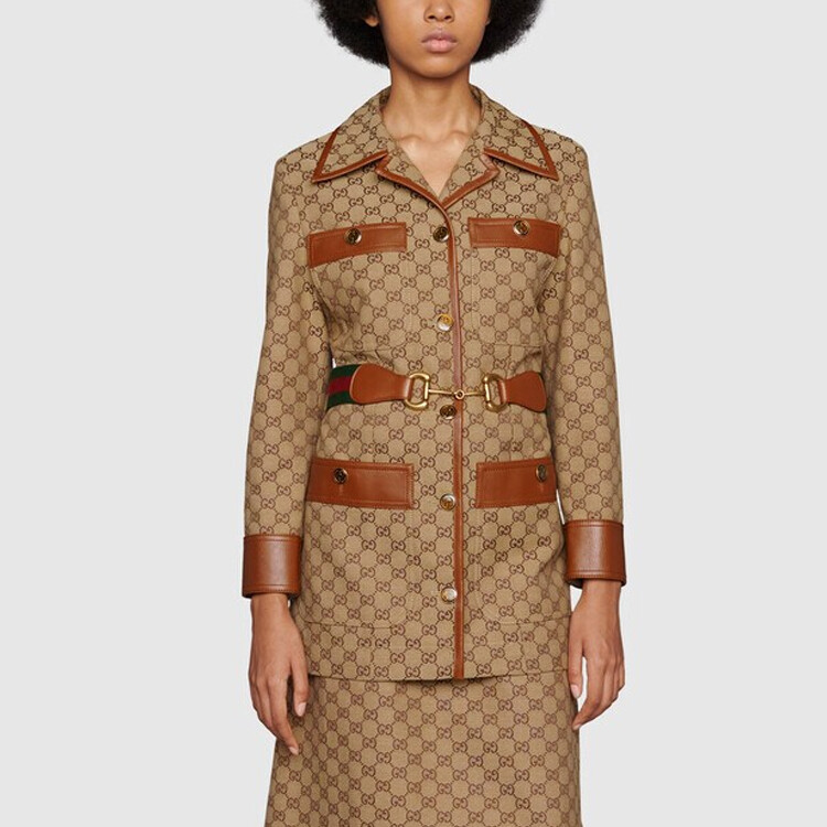 Куртка женская верблюжья Gucci — фото 3