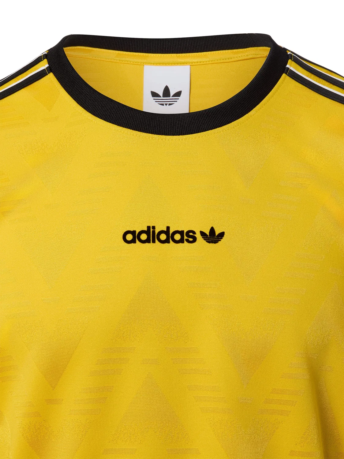 Футболка с жаккардовым джерси, Adidas originals, кукурузный — фото 3