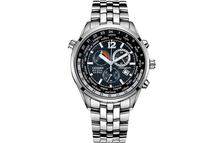 

CITIZEN Часы Ecology Drive Collection Solar Quartz Movement Stainless Steel Strap Watch Men's Watch Black Dial