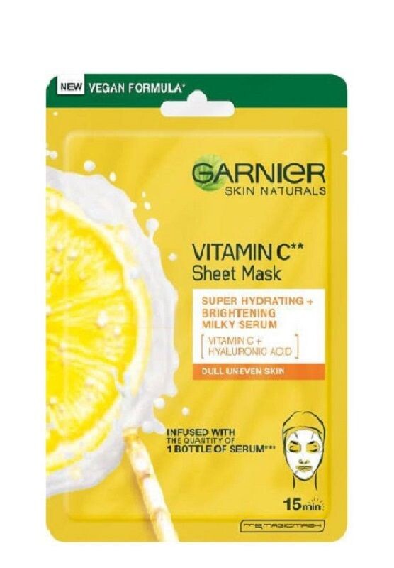 

Garnier Skin Naturals Vitamin C увлажняющая маска на ткани, 28 g