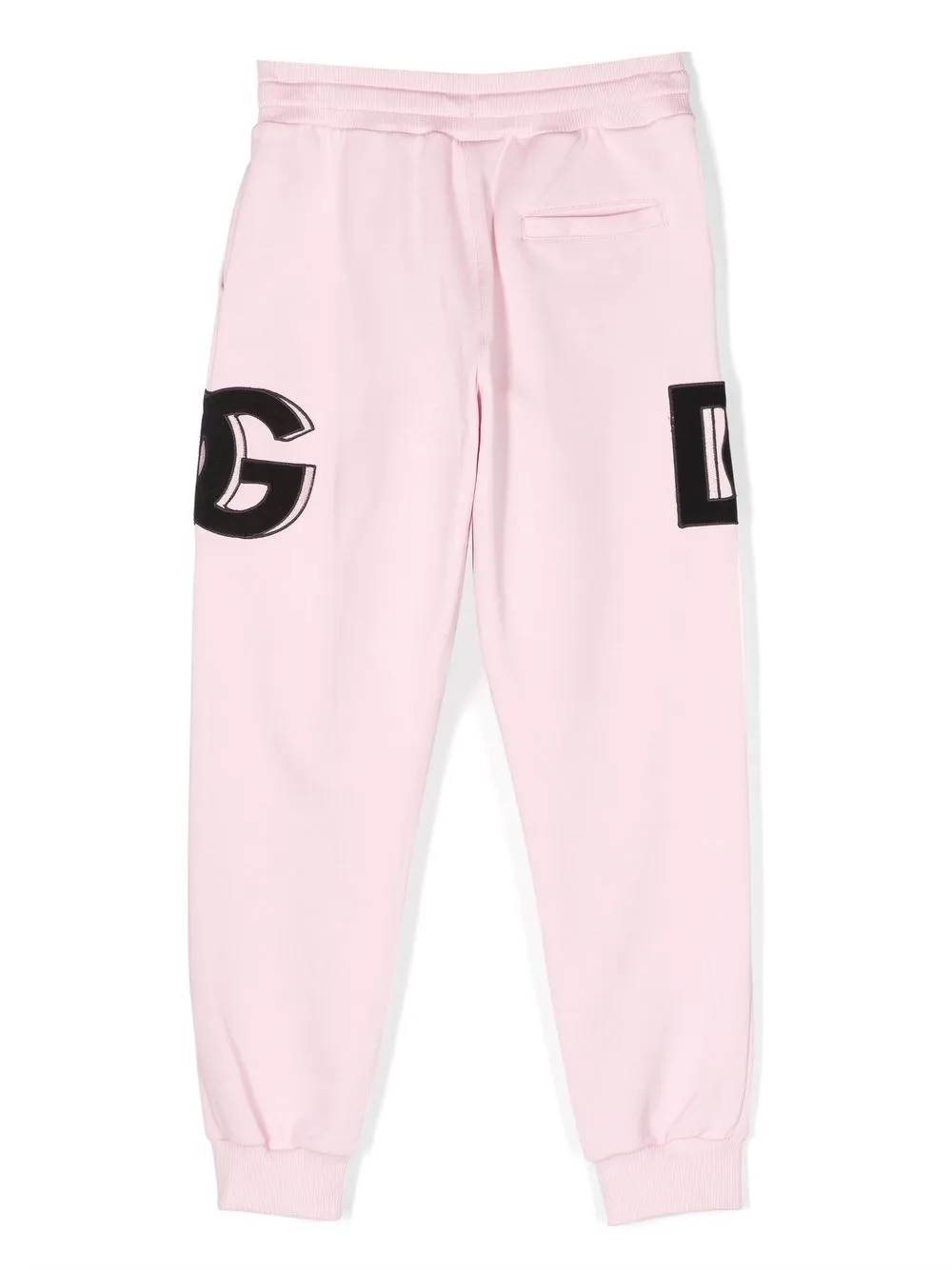 Спортивные брюки с нашивкой-логотипом Dolce & Gabbana Kids, розовый — фото 2