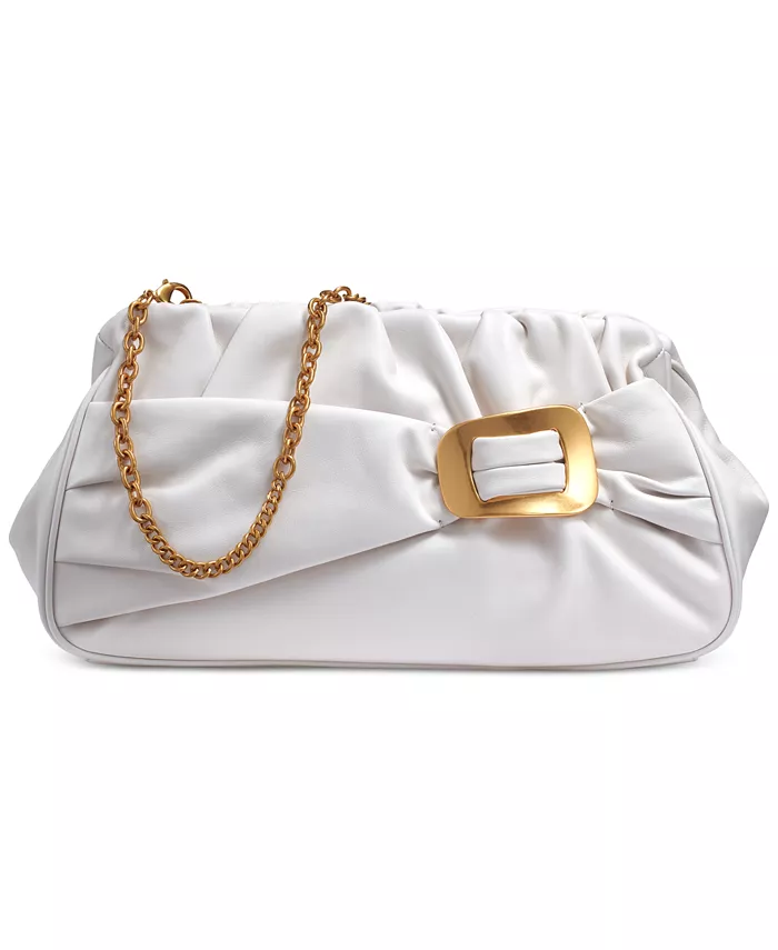 

Кожаный клатч Bella Medium Donna Karan New York, белый