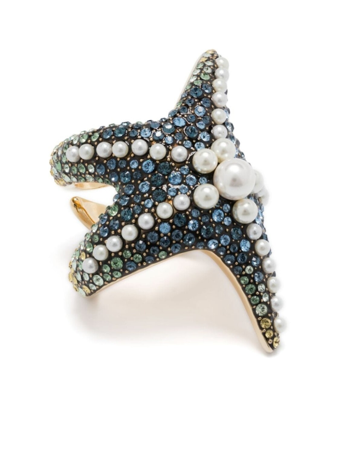 

Кольцо Идиллия Swarovski, золотой