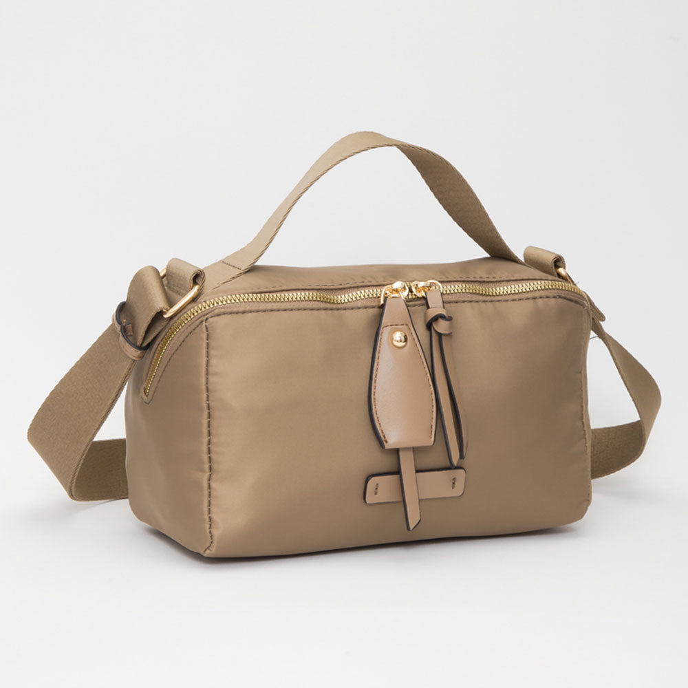 

Компактная легкая повседневная сумка через плечо FASHNZFAB, Taupe