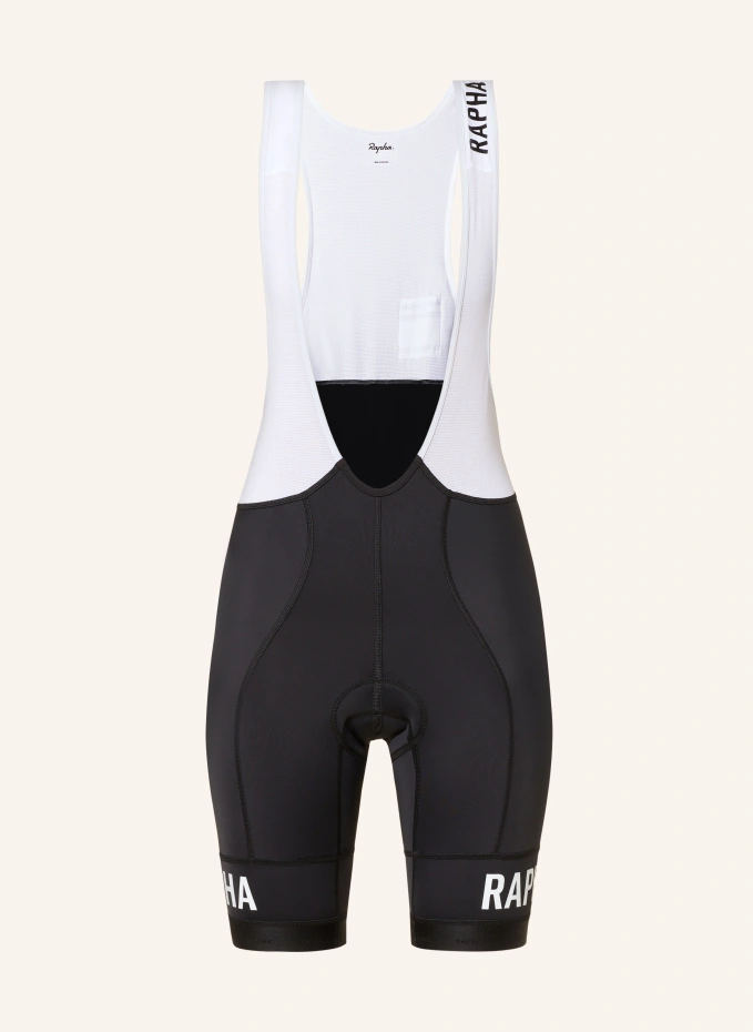 

Велосипедные шорты pro team training с бретелями и мягкой вставкой Rapha, черный