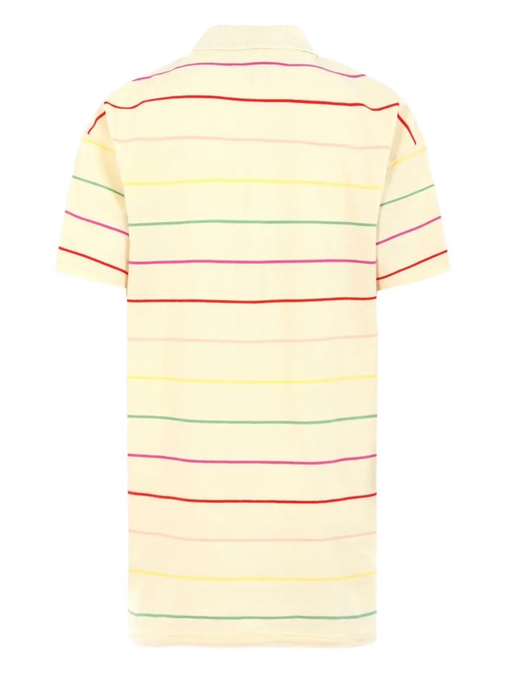 Платье-поло в радужную полоску Lacoste Kids, нейтральный — фото 2