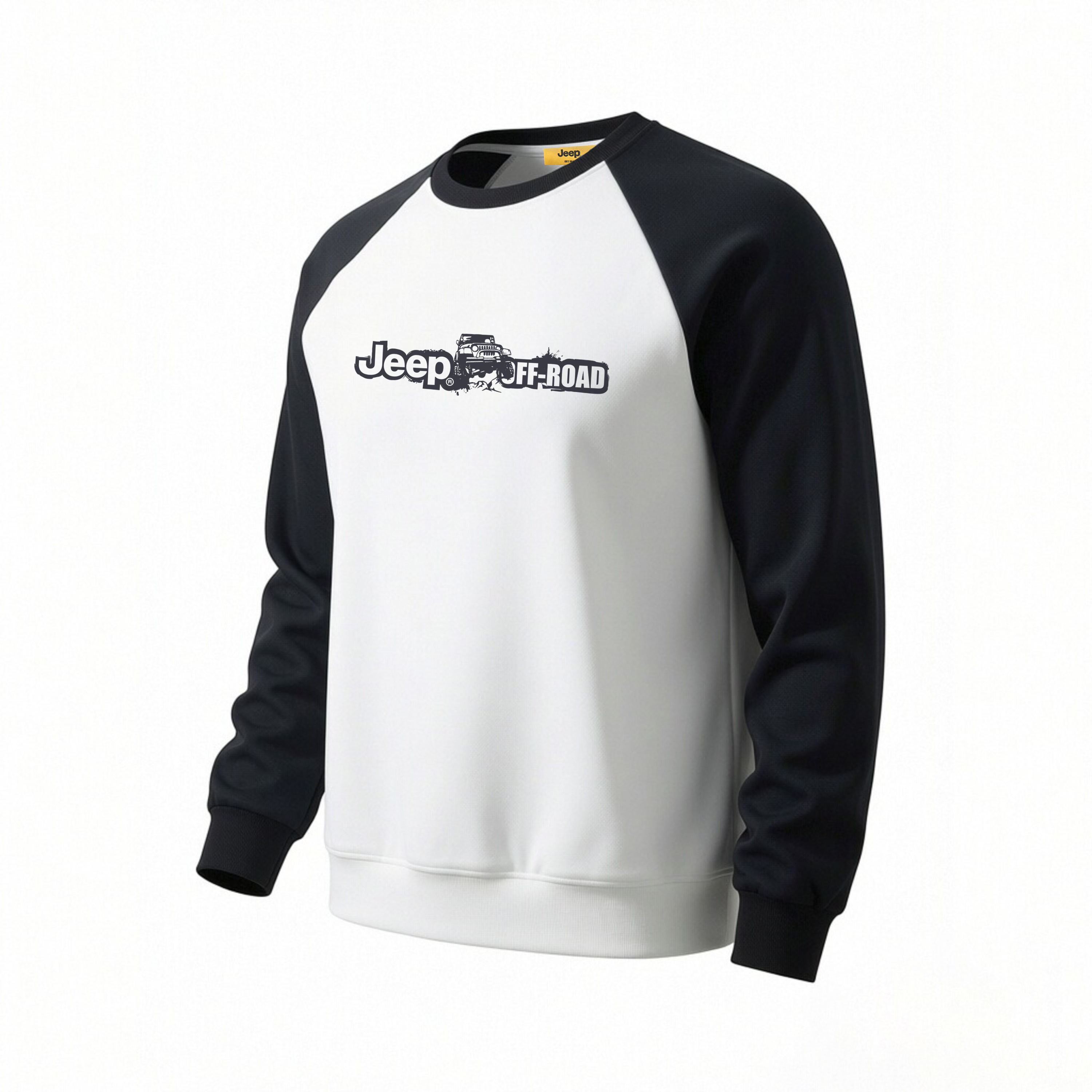 

Свитшот Unisex Crew Neck Moderate Heavyweight Jeep, pure черный