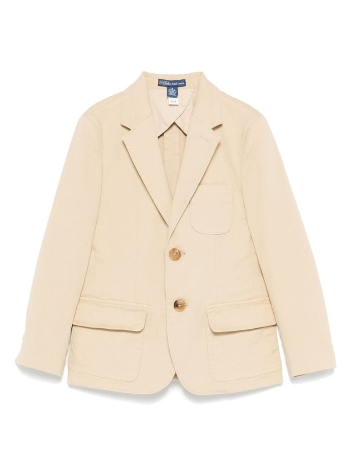

Однобортный блейзер Ralph Lauren Kids, нейтральный цвет