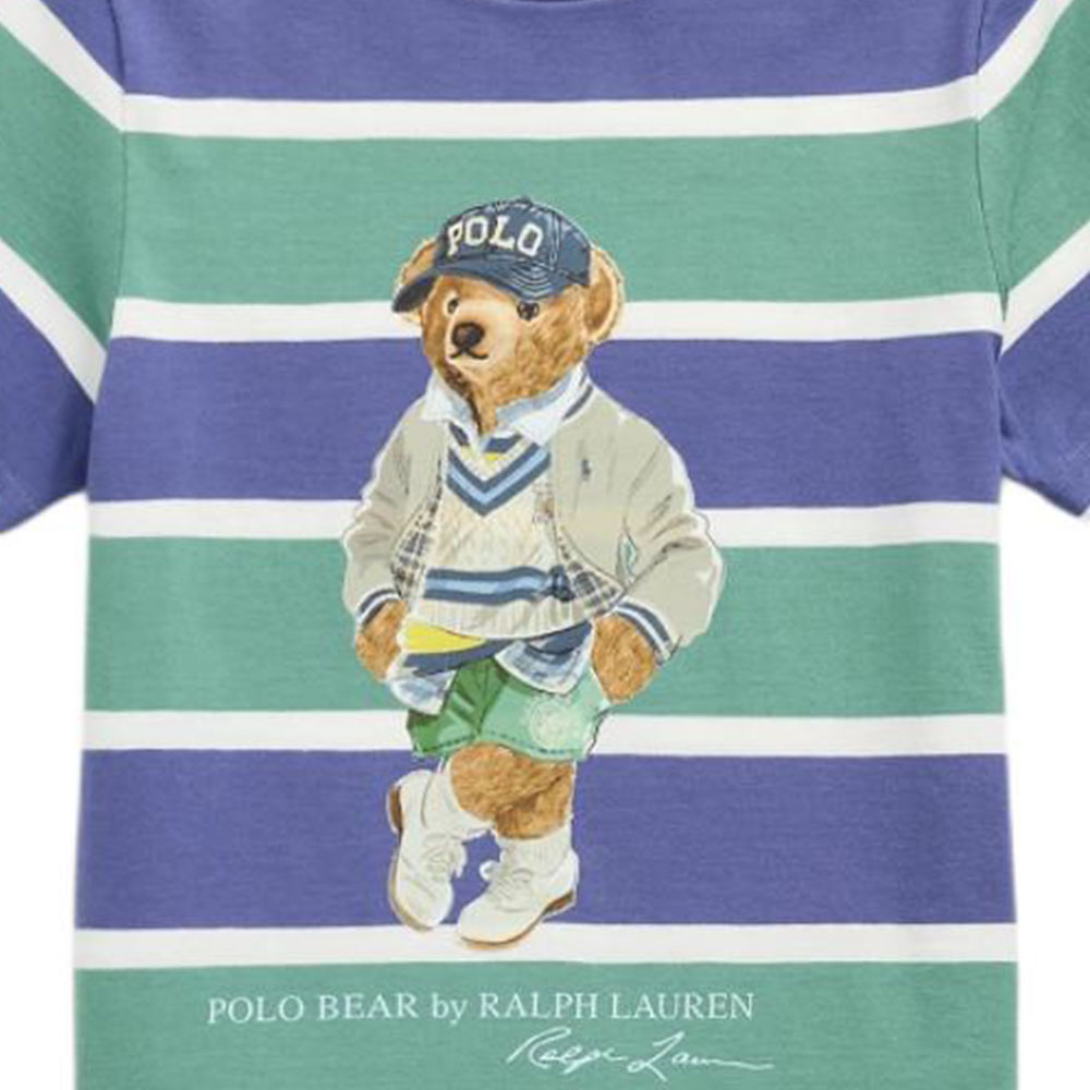Футболка разноцветная детская Polo Ralph Lauren, мультиколор — фото 4