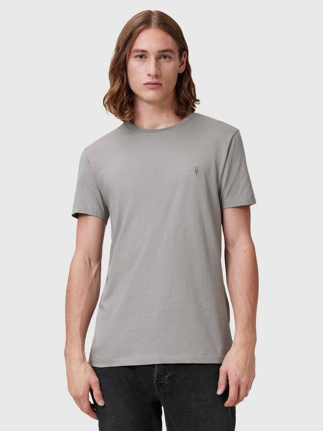 

Тонизирующая футболка с круглым вырезом AllSaints, серый