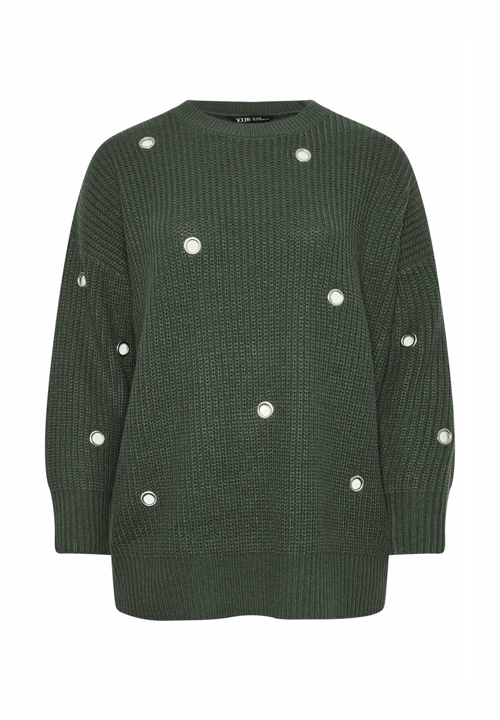 

Джемпер EYELET Yours Clothing, зеленый