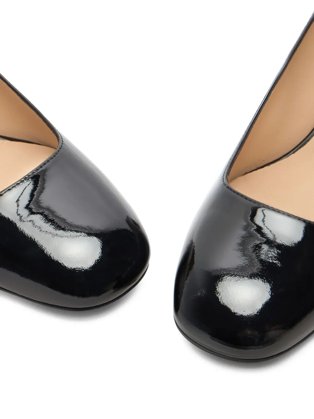 Лакированные туфли Maeve 50 на блочном каблуке Stuart Weitzman, черный — фото 4