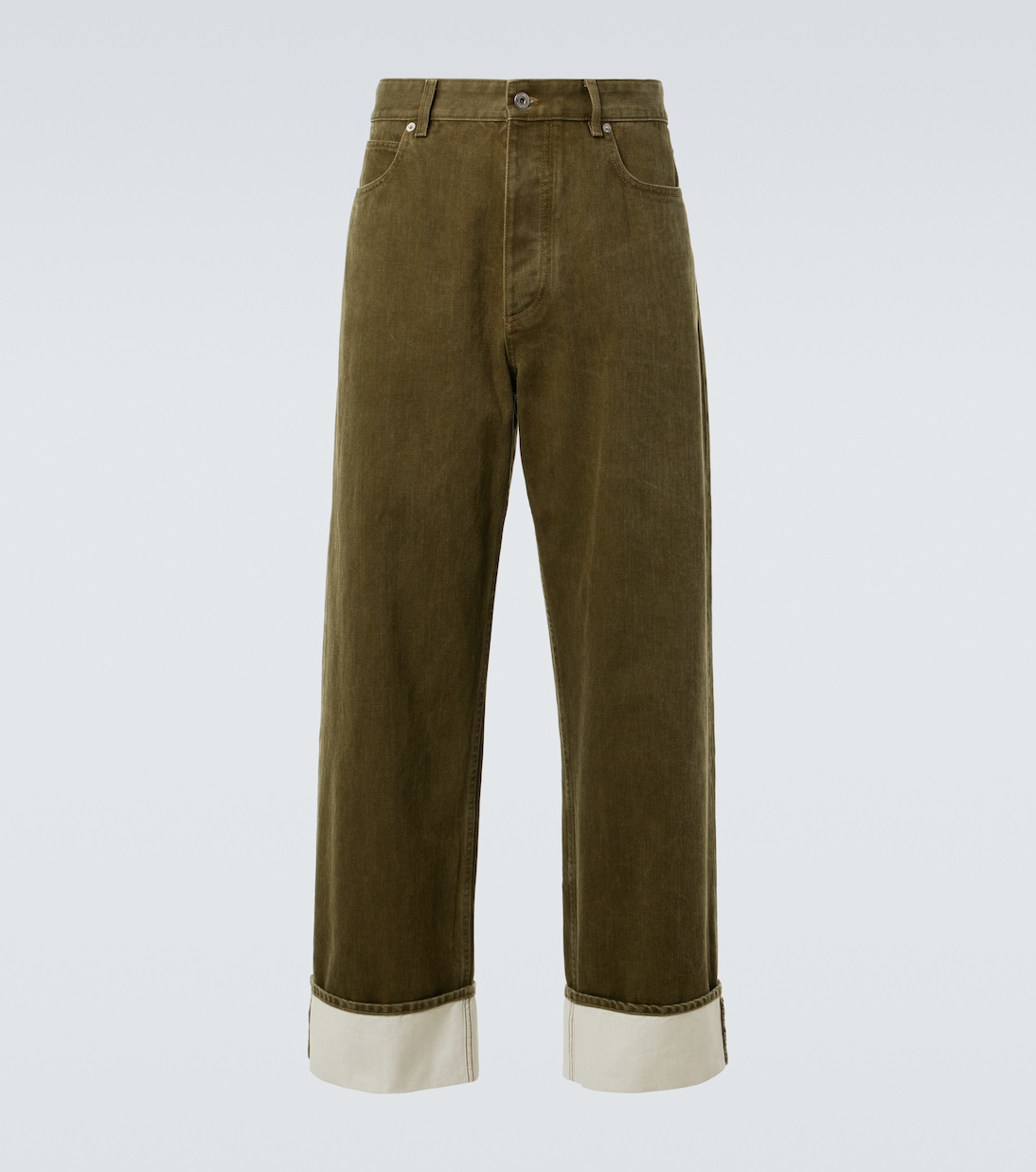

Прямые джинсы Bottega Veneta, Caper Stone Washed