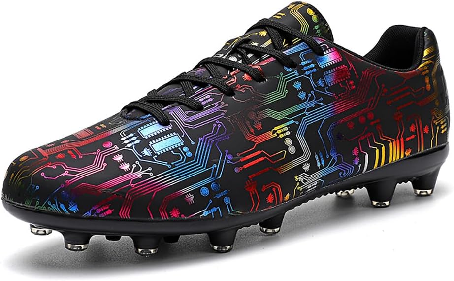 

Легкие тренировочные кроссовки Mehlvdoy Unisex AG с шипами, противоскользящие, износостойкие, для футбола и соккера, черный