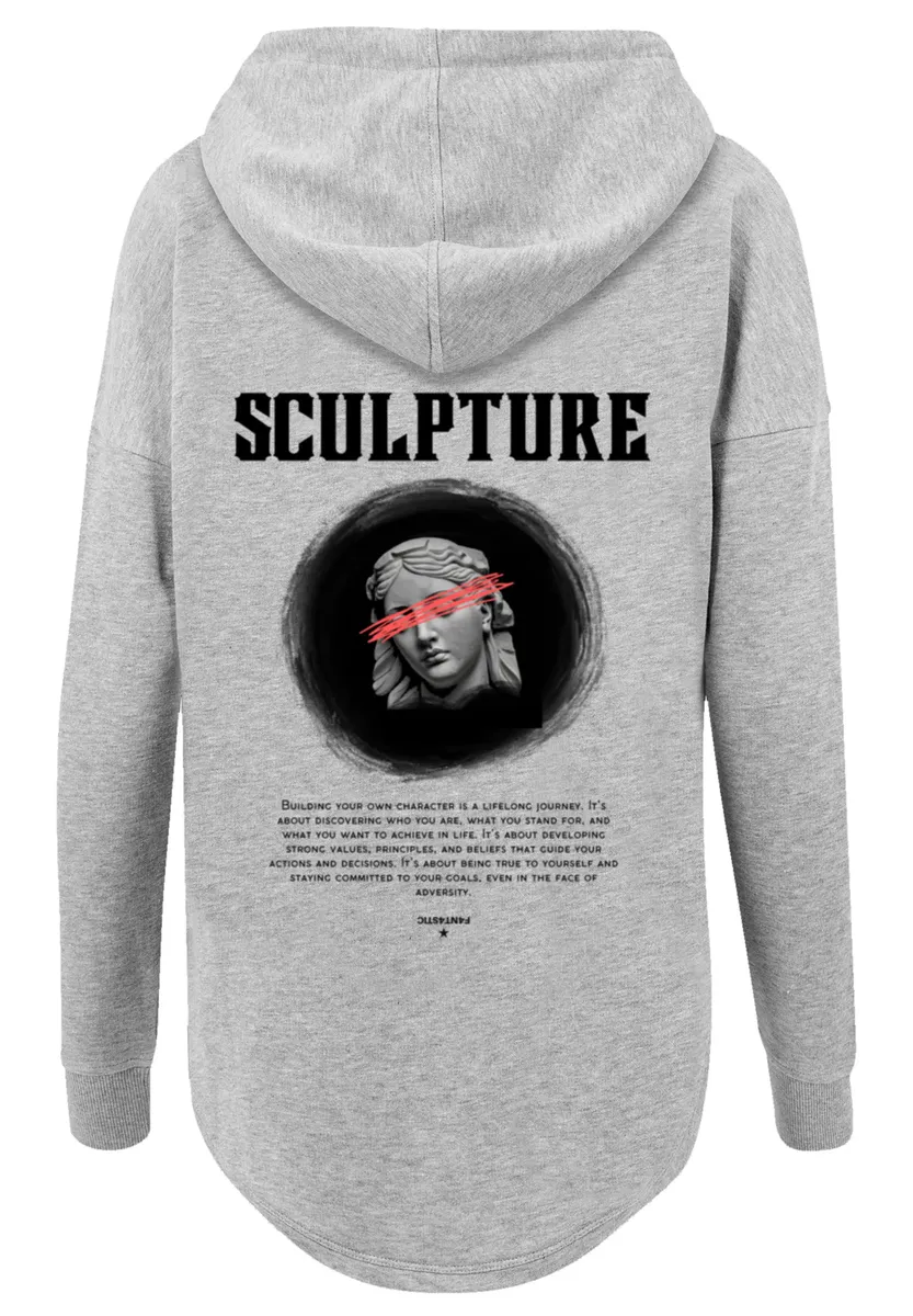 

Толстовка F4NT4STIC "SCULPTURE HOODIE", принт, серый