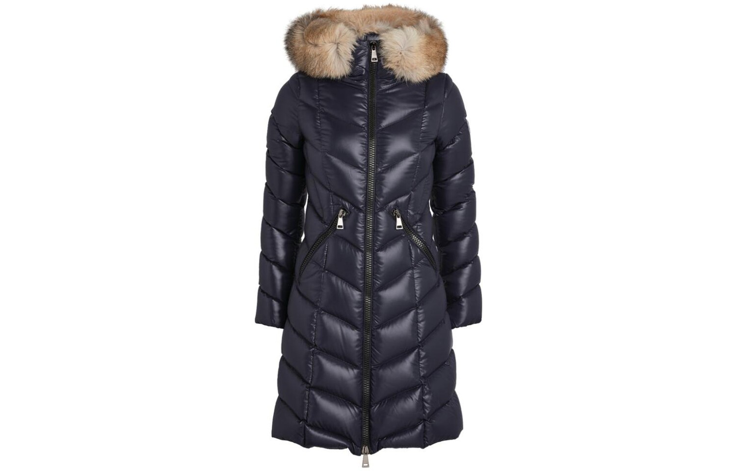 

Пальто-парка женское темно-синий Moncler