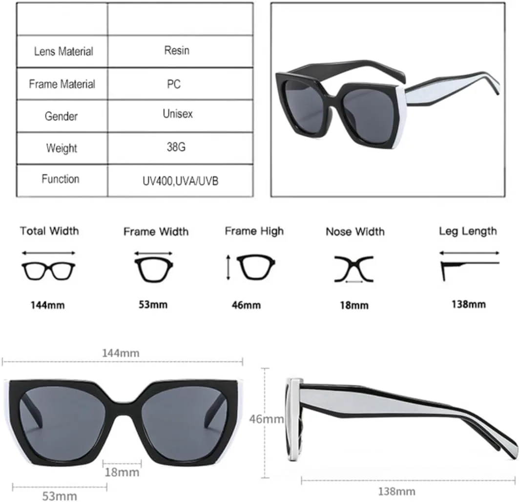 

Модные солнцезащитные очки Polygon Cat Eye для женщин, винтажные, с прозрачным градиентом, защита от УФ-излучения UV400, для мужчин TYUVIVO, Leopard Beige Tea