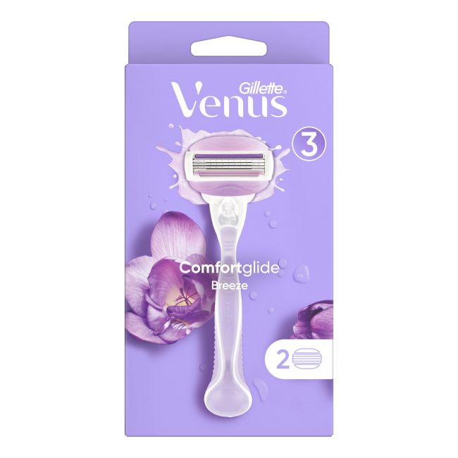 

Бритва Venus Breeze и 2 сменные головки Gillette