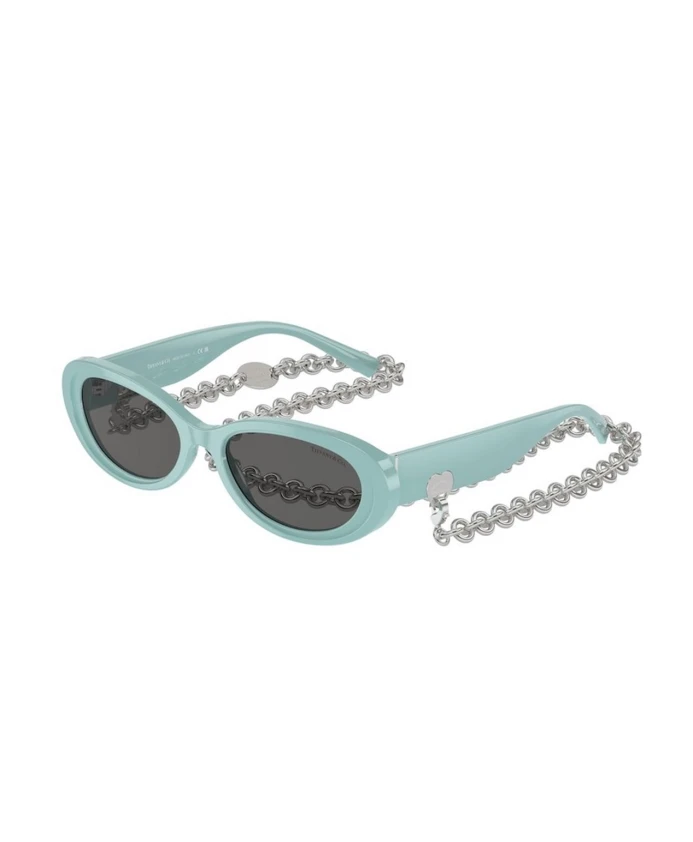 

Солнцезащитные очки с серыми линзами в синей оправе Tiffany, синий