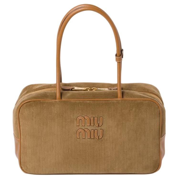

MIU MIU Тканевая женская сумка Корица