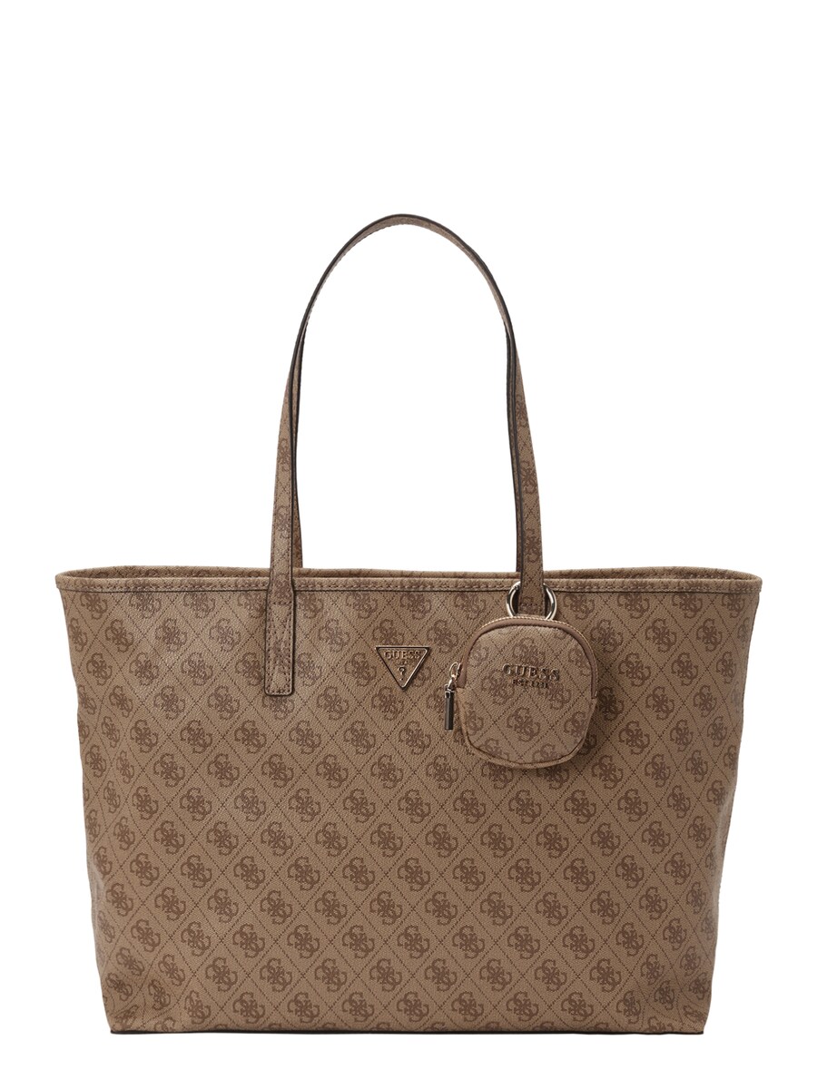 

Сумка шоппер GUESS Shopper Power Play, цвет brown/caramel