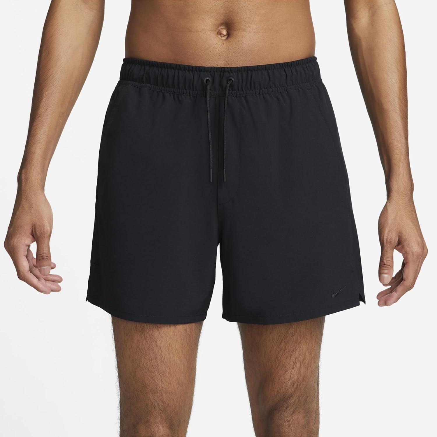 Мужские шорты Nike Unlimited Dri-fit 5 дюймов без подкладки, универсальные, Black/Black/Black — фото 2