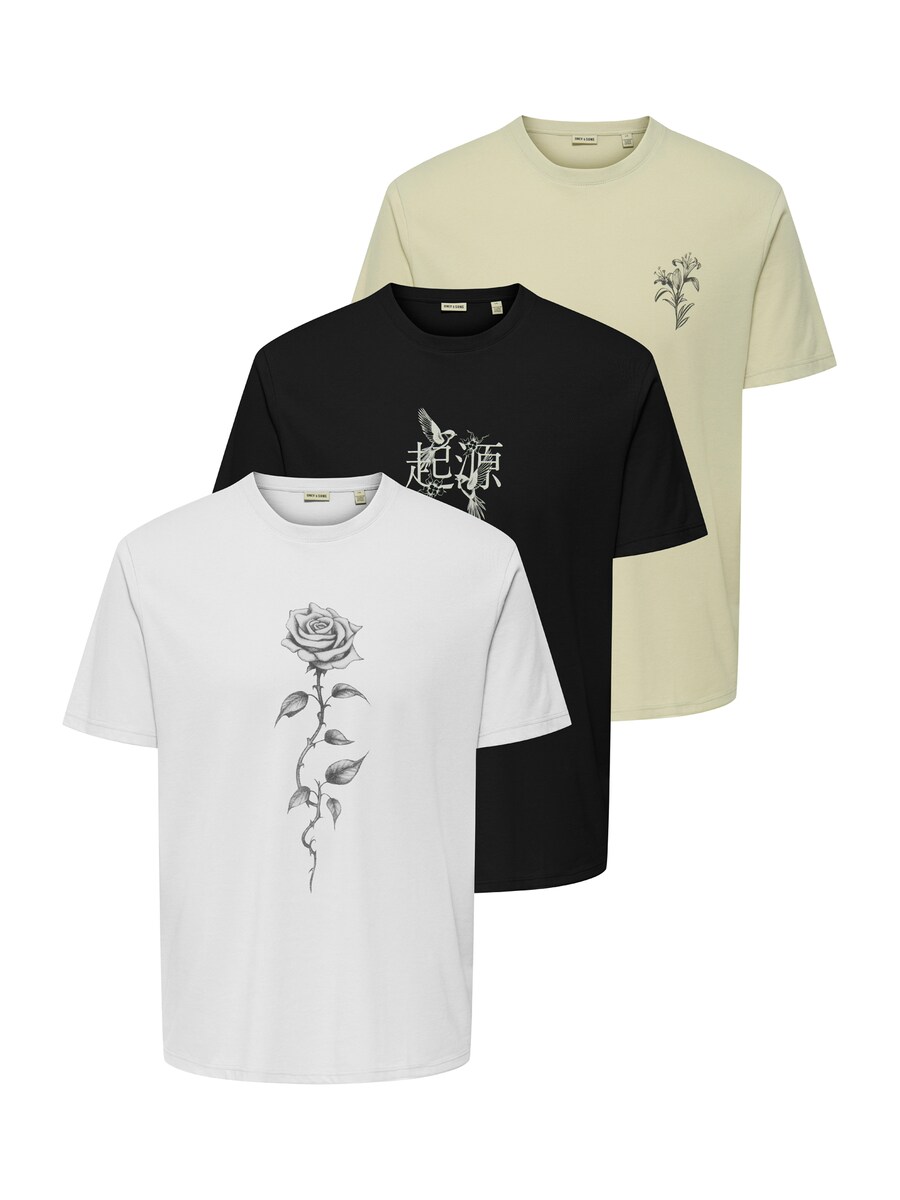 

Широкие брюки со складками спереди Only \u0026 Sons ONSJEFF, Pastel green/Black/White