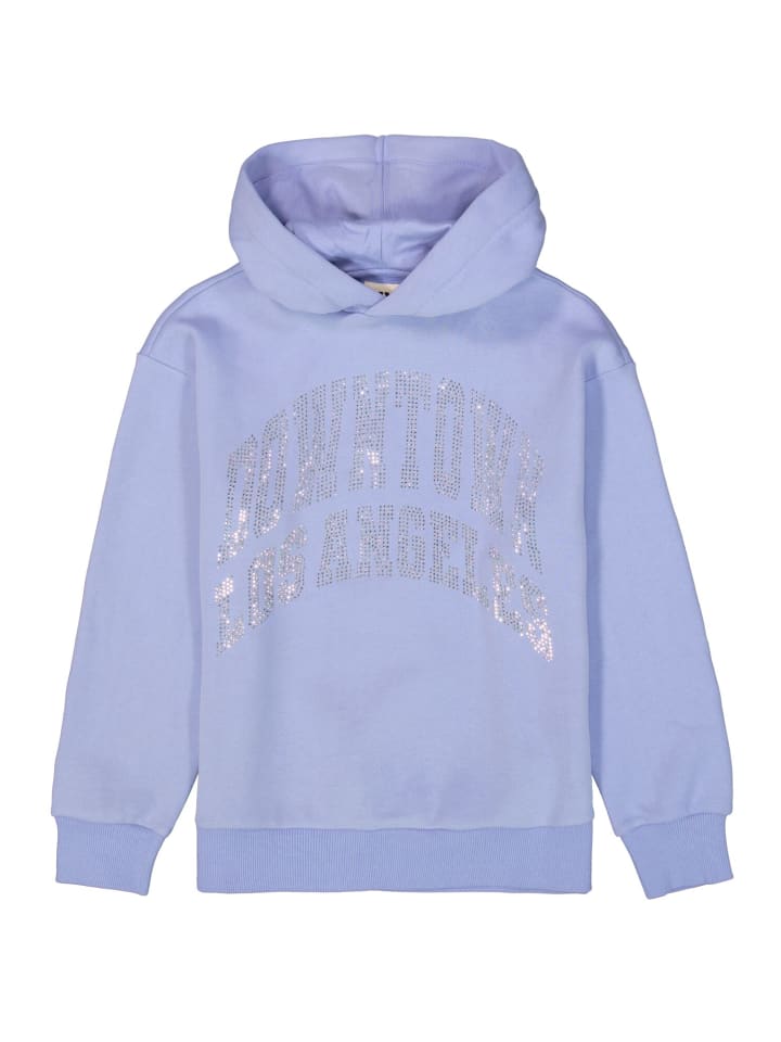 

Толстовка с блестящим принтом в морозно-голубом цвете Garcia