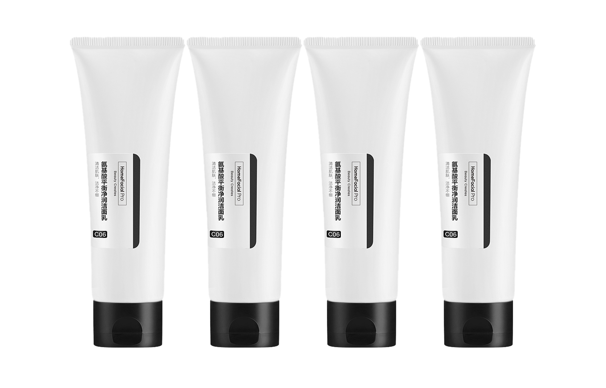 

HomeFacialPro HFP White Stitching Amino Acids для чистого баланса увлажнения увлажняющее очищающее средство 120г/120г*4