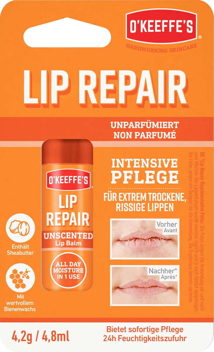 

Уход за губами Lip Repair без отдушек 4,2 г O'Keeffe's