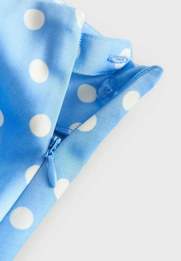 Длинная юбка-макси tabitha simmons x стандартного кроя Next, Blue Ecru Polka Dot — фото 2