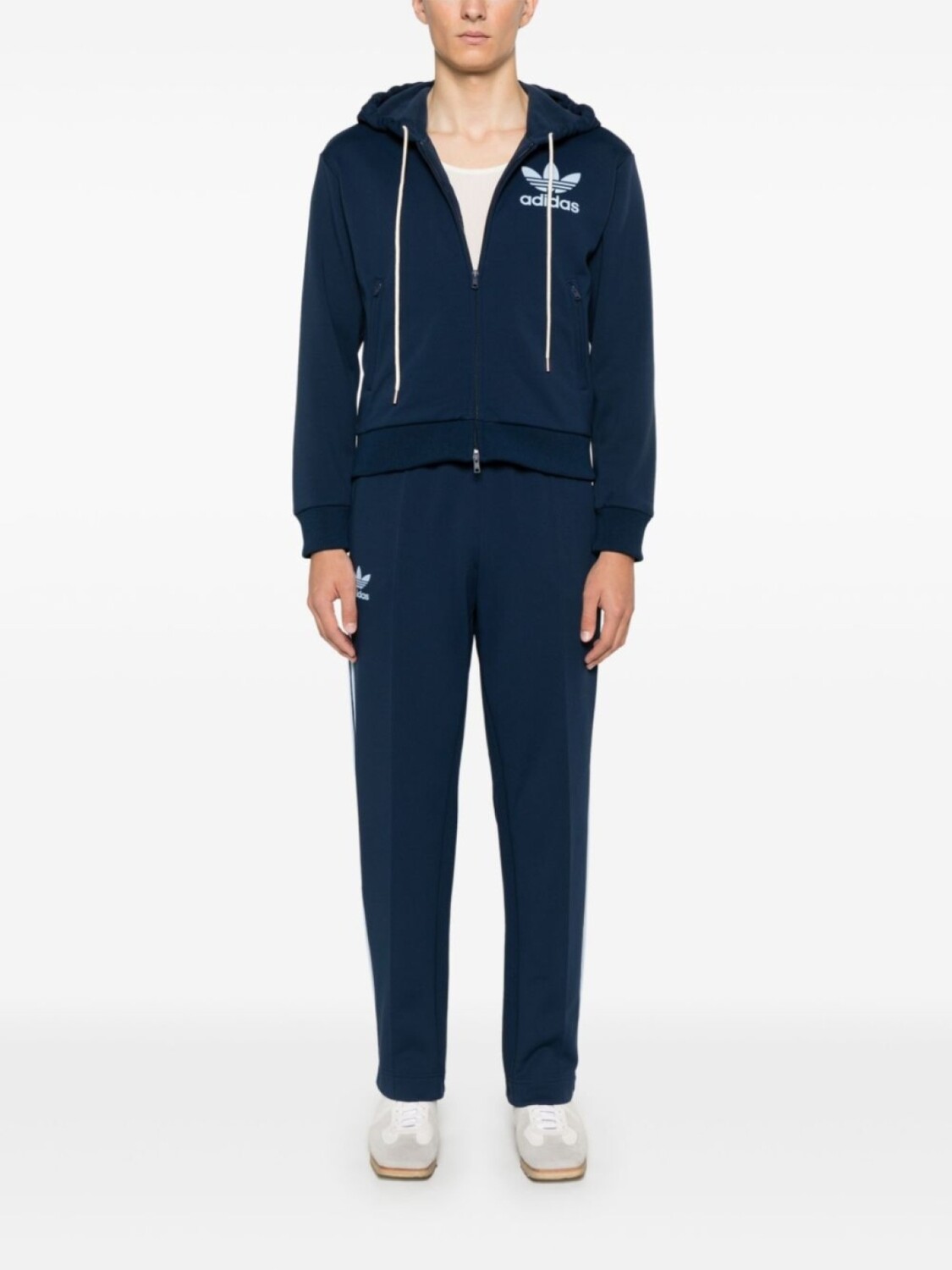 Adidas спортивные брюки 3-Stripes из коллаборации с Wales Bonner, синий — фото 3
