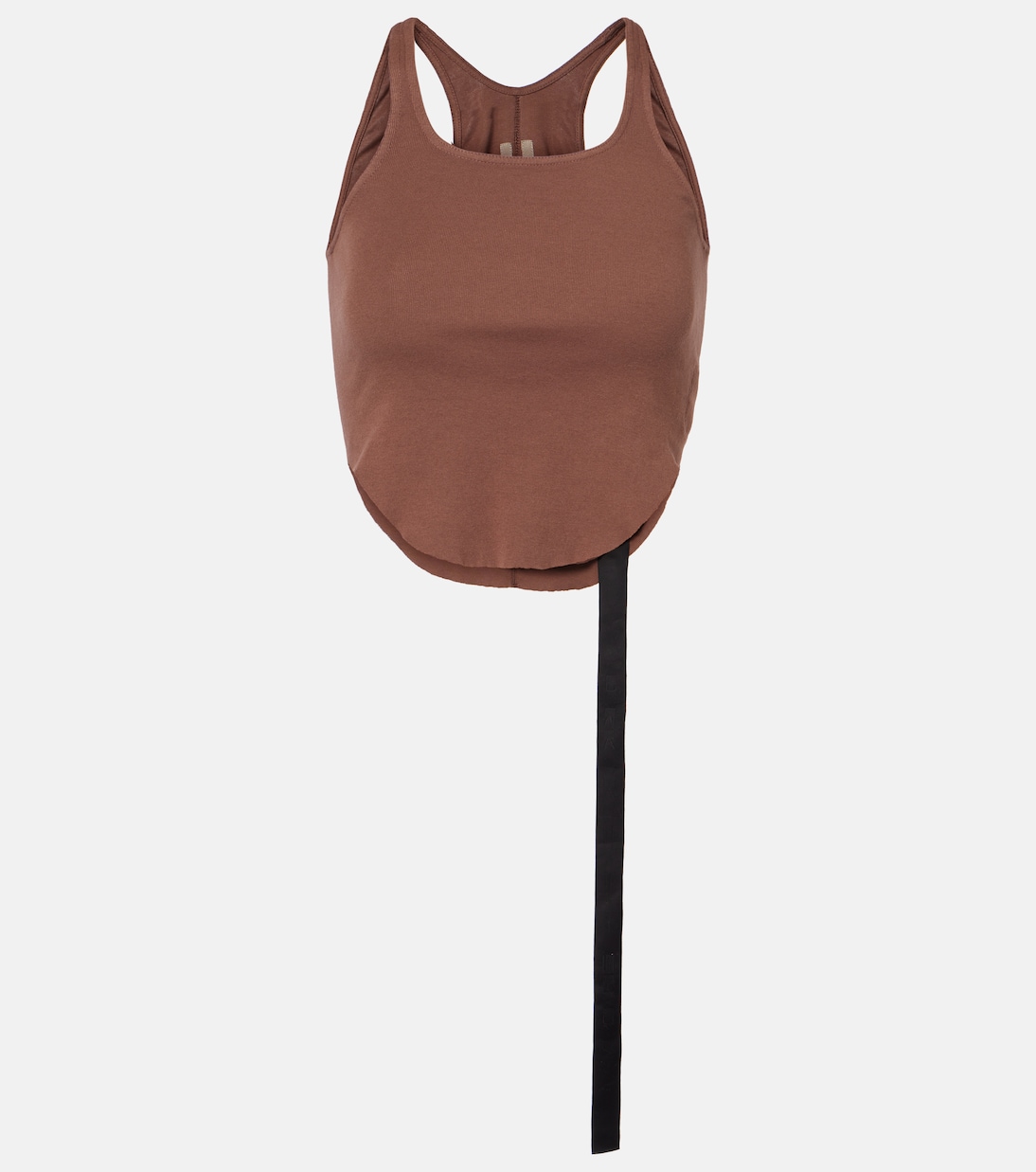 

Укороченный топ из хлопкового джерси Rick Owens, Terra