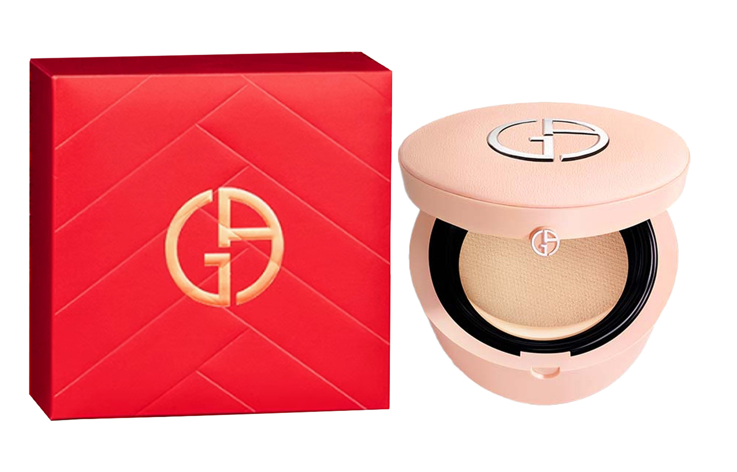 GIORGIO ARMANI AMANI Nude Pink Lambskin пудра для контроля жирного блеска и выравнивания тона кожи 15g — фото 2