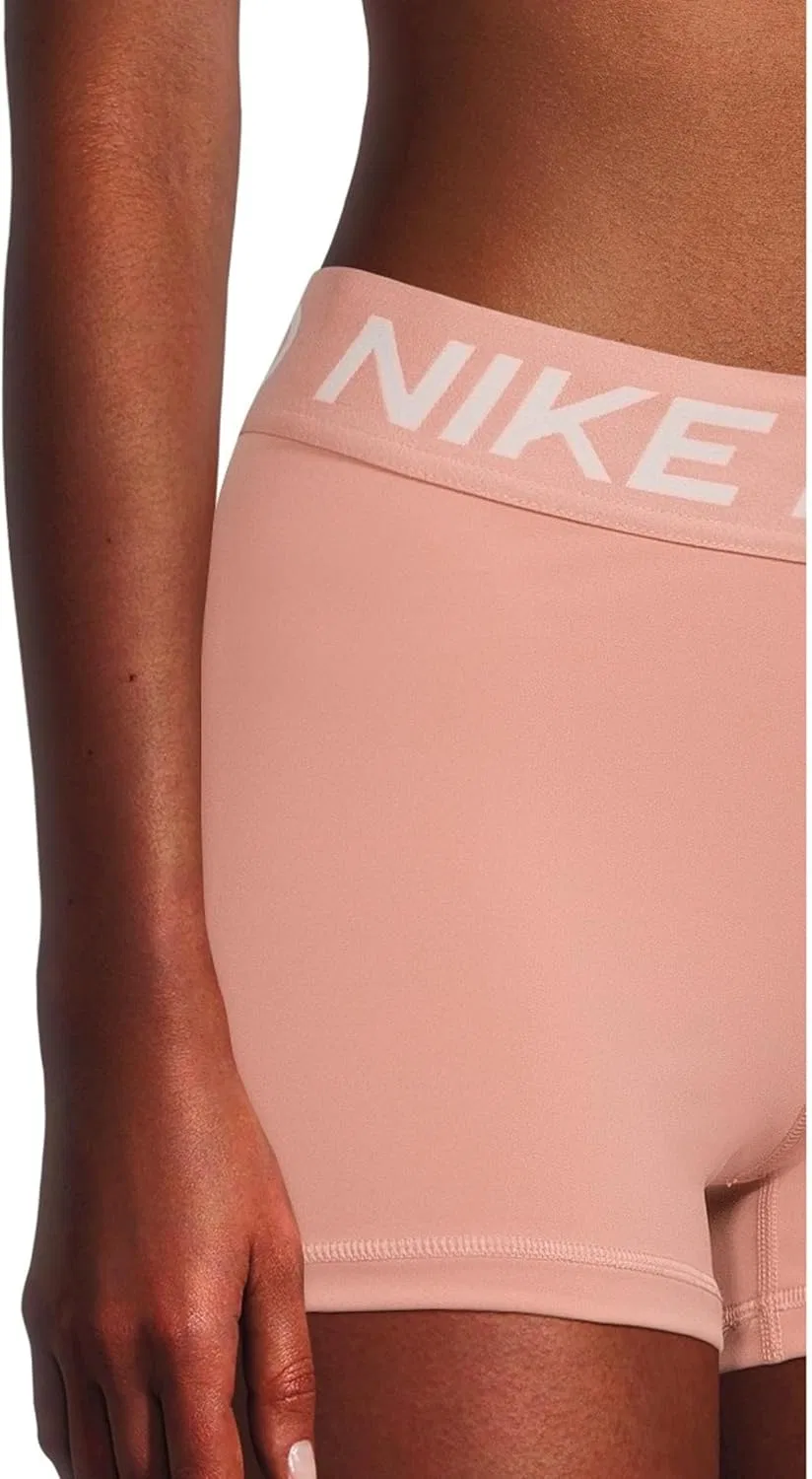 Шорты Nike Pro 3", Rust Pink/White — фото 4