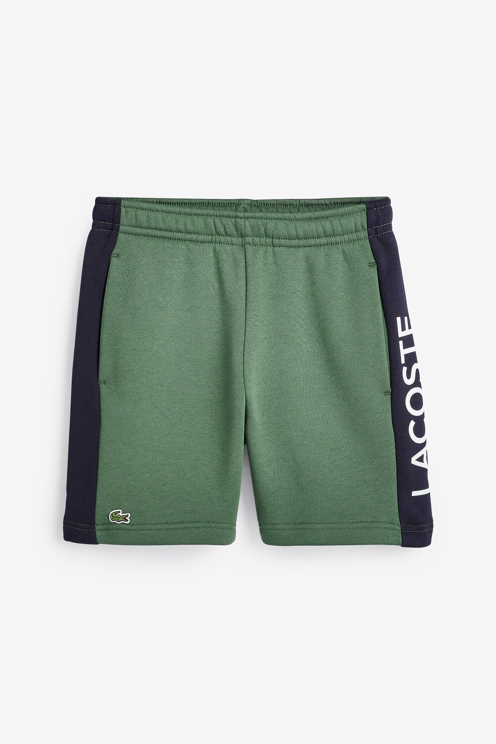 

Детские шорты зеленого цвета в стиле колор-блок Lacoste, зеленый